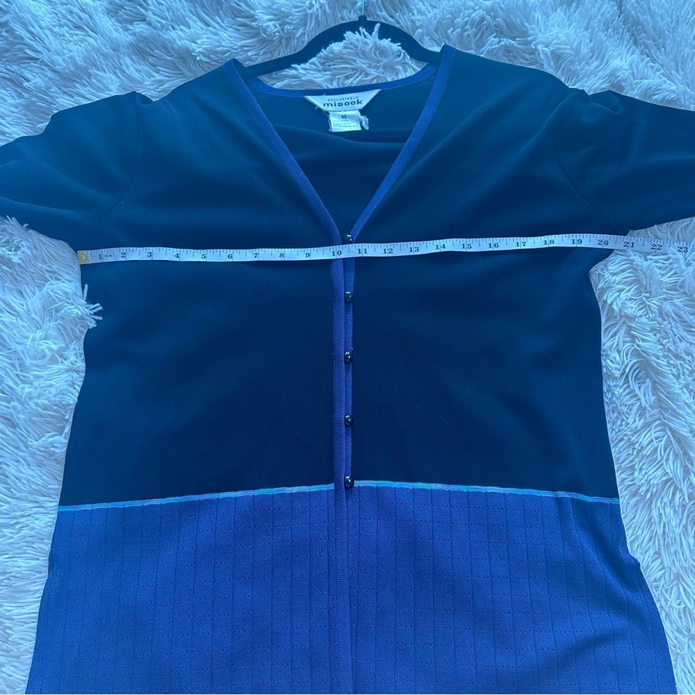 Misook Button Front Cardigan Size Medium - Picture 5 of 6